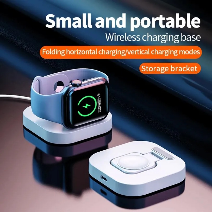 Wireless Charger Watch - Portable Fast Charging Base Bracket Magnetic