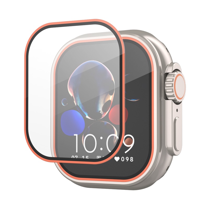 Smartwatch Straps & Accessories - Silk Print Tempered Glass Film For