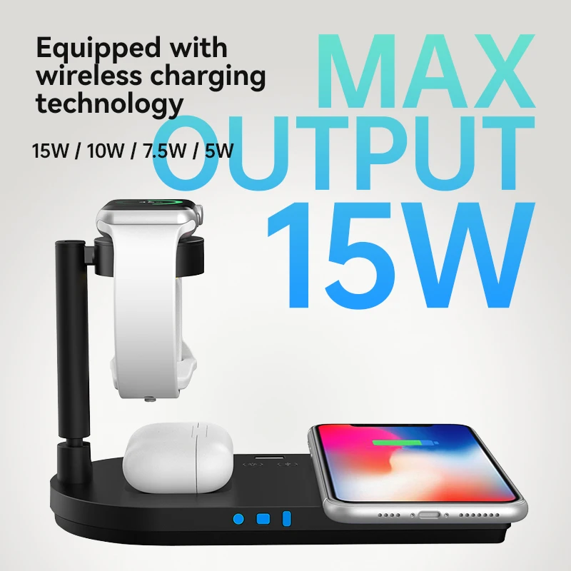 Foldable 3-in-1 Wireless Charg - Wireless Charger Watch ulasan dan harga