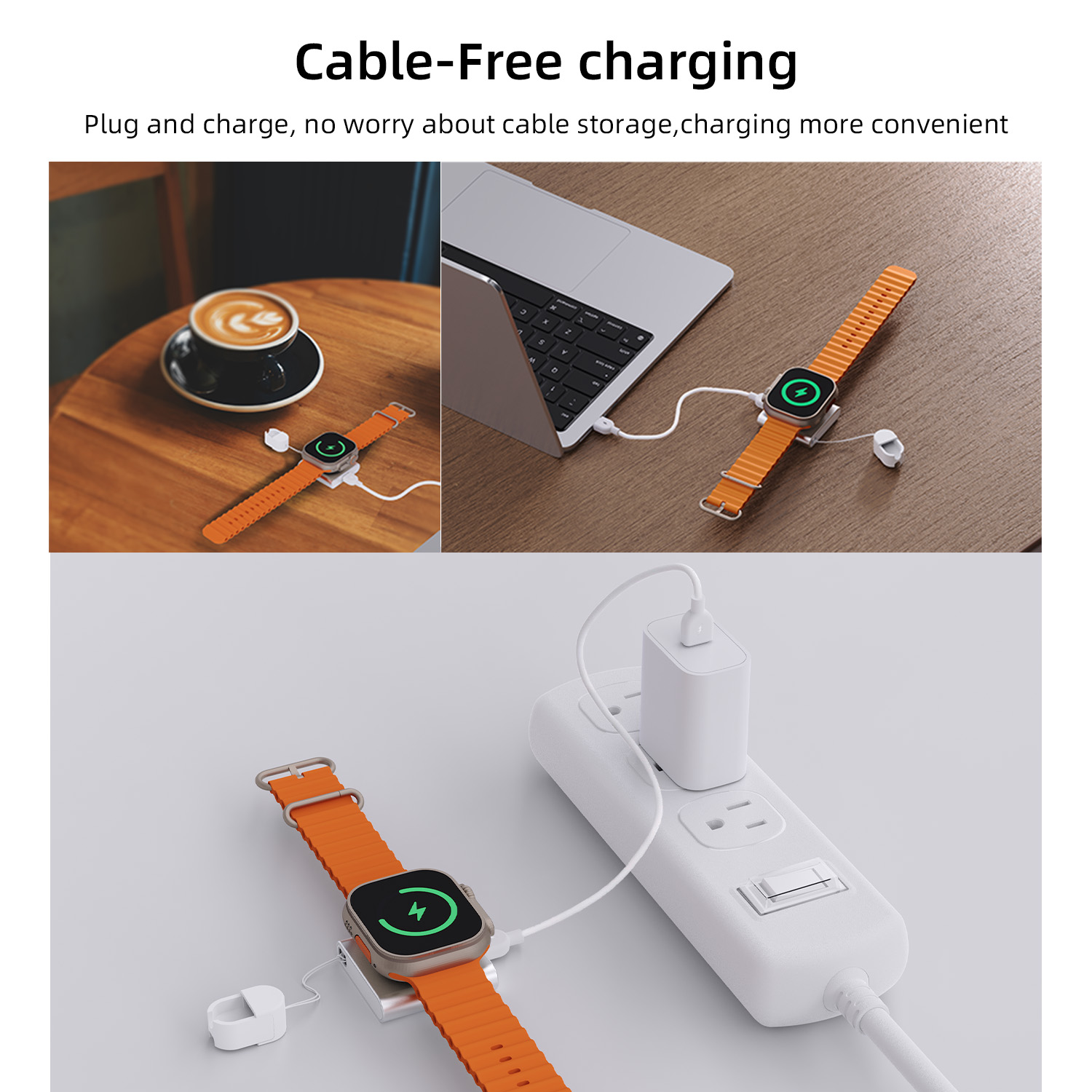 Bonola For Apple Watch Charger - Wireless Charger Watch ulasan dan harga