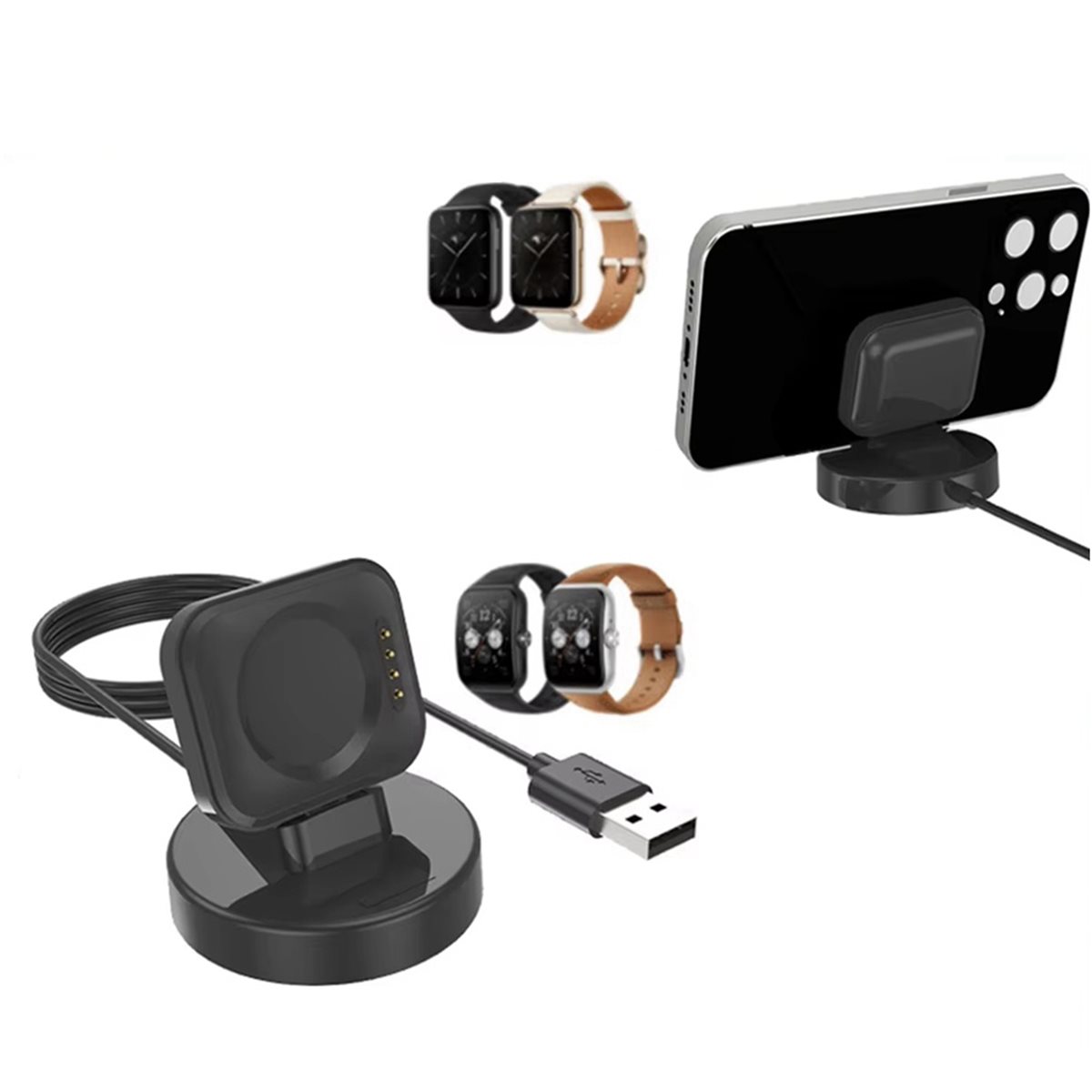 update. 2X Charger Dock Statio - Watch Charger Cable ulasan dan harga