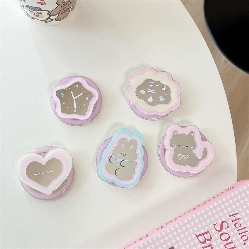 Cartoon Mirror Telescopic Phon - Accessories With Watch ulasan dan harga