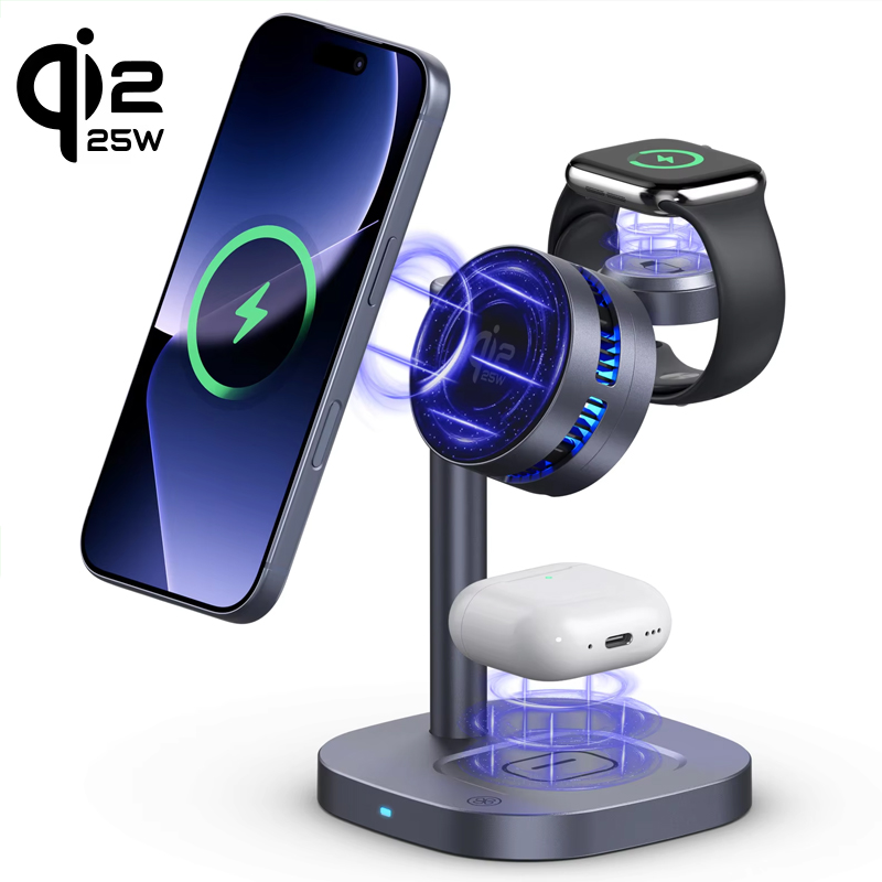 ICE Cooling Qi2.2 25W 3 in 1 M - Smartwatch Ac ulasan dan harga