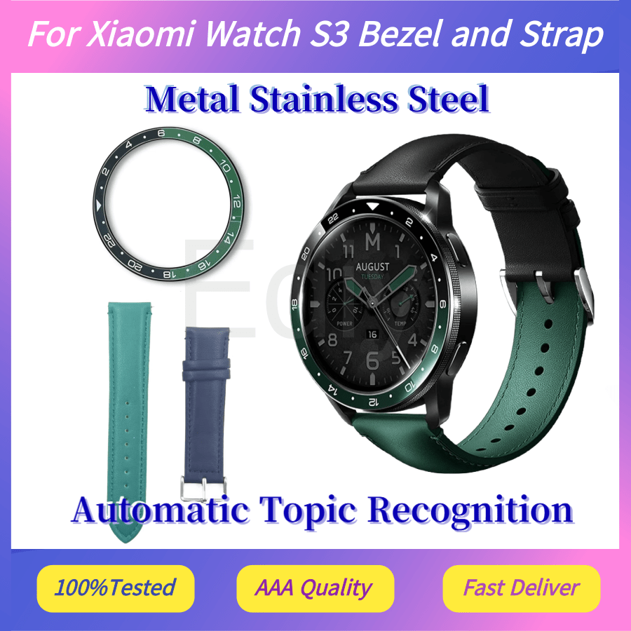 For Xiaomi Watch S3 Bezel and  - Xiaomi Smartwatch S3 Accessories ulasan dan harga