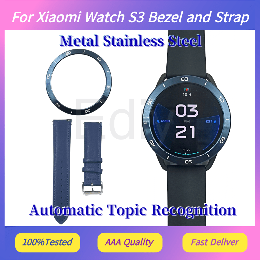 For Xiaomi Watch S3 Bezel and  - Xiaomi Smartwatch S3 Accessories ulasan dan harga