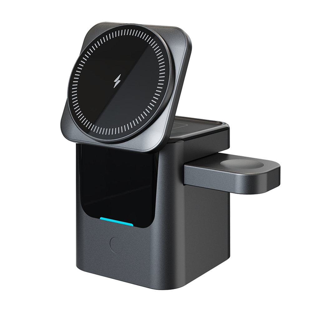 Magnetic 3 in 1 Wireless Charg - Wireless Charger Watch ulasan dan harga