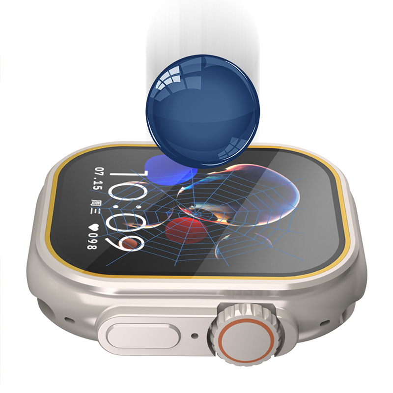 Silk Print Tempered Glass Film - Smartwatch Straps & Accessories ulasan dan harga